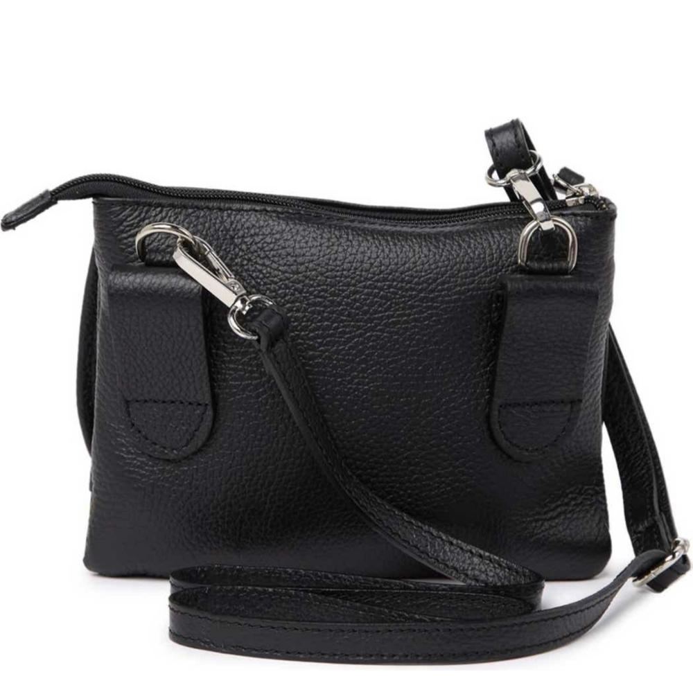 Massimo Castelli Leather Crossbody Pouch